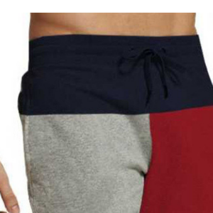 กางเกงขาสั้นออกกำลังกายผู้ชายคุณภาพสูง ระบายอากาศได้ดี เป็นมิตรกับสิ่งแวดล้อม แห้งเร็ว ผ้าฝ้าย/โพลีเอสเตอร์ มีเชือกผูก เอวสม็อค สีดำล้วน สวมใส่สบาย - Product Image 6