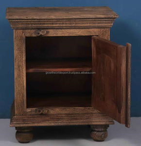 Mesita de noche tallada a mano 2025 para muebles de sala de estar, precio asequible, muebles de dormitorio para el hogar, diseño más nuevo - Product Image 4