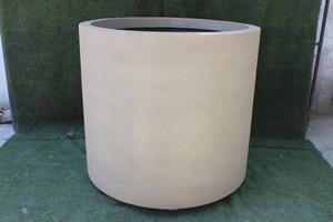 Large Modern FRP Planter for Outdoor Use Heavy Duty Strong Rough Texture Finish Custom Color Fiberglass Planter Shopping Mall - Product Image 4