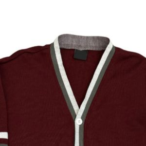 Make Your Custom Good Quality V-Neck for Sorority/Fraternity/Schools/Colleges/Universities Logo Knitted <b>Cardigans</b> <b>Sweaters</b> - Product Image 3