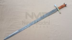 DAMAS FAIT À LA MAIN WRAP CUIR POIGNÉE BRONN ÉPÉE NMT-2518 - Product Image 3