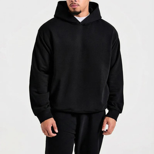 Conjunto de Sudadera con Capucha y Pantalones de Chándal para Hombre, Diseño Personalizado con Logotipo, Venta al por Mayor de Alta Demanda, Oversize, con Bolsillos, Hombros Caídos y Puños Acanalados - Product Image 1