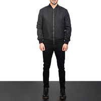 Exportateur et fabricant de vestes bomber pour hommes, design personnalisé très demandé, veste bomber zippée pour hommes.