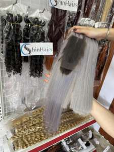 Hot Trend 2026 Color Bonestraight Bundles Raw Vietnamese Human <b>Hair</b> for Training Heads for Black Women Female Models - Product Image 3