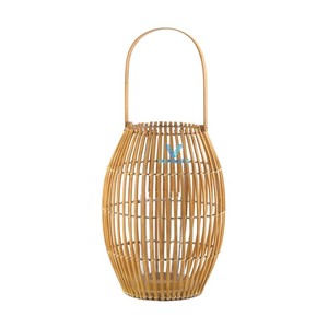 New Design Handmade <b>Bamboo</b> Rattan <b>Lantern</b> Natural Decorative Lighting for Bedroom and Living Room - Product Image 1