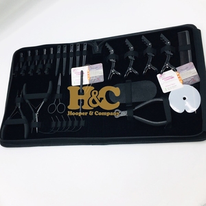 Kit Profesional de Herramientas para Extensiones de Cabello de Acero Inoxidable, Alicates para Extensiones de Cabello de Color Personalizado, Tijeras para Microperlas, Peine y Clip - Product Image 6