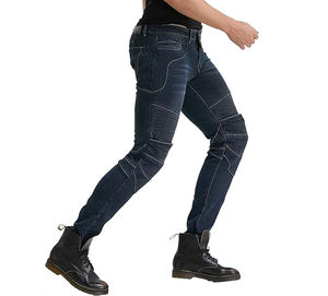 Jeans Azules de Cintura Baja para Hombre, Corte Moderno, Pierna Ajustada, Pantalón de Mezclilla Informal - Product Image 4