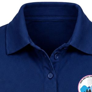 เสื้อโปโลปักลายตราสัญลักษณ์ Navy Blue Jack & Jill แขนสั้น คอปก ติดกระดุมด้านหน้า น้ำหนักเบา ผลิตตามสั่งสำหรับสโมสร - Product Image 5