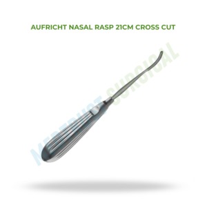 เครื่องมือผ่าตัดจมูก Aufricht Nasal Rasp ขนาด 21 ซม. สำหรับการผ่าตัดเสริมจมูกและขูดกระดูก - Product Image 2