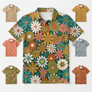 เสื้อโปโลกอล์ฟผู้ชายแบบซับเหงื่อ แห้งเร็ว ระบายอากาศได้ดี พิมพ์ลายโลโก้ฟรี ออกแบบฟรี - Product Image 3