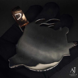 Colgante Personalizado de Plata de Ley 925 con Moissanita, Bañado en Rodio, Diseño de Cabeza de Caballo, Microincrustaciones, Joyería Unisex para Fiestas - Product Image 6