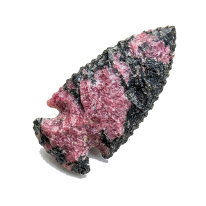 Puntas de flecha de piedra, cristal de rodonita natural, puntas de flecha de jaspe elegante curativas, gemas, venta al por mayor de cristales - Product Image 3