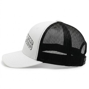 Gorra Trucker de Malla Blanca y Negra Premium con Cierre Ajustable, Estilo Urbano de 5 Paneles, Transpirable, para Exteriores, Moda Casual - Product Image 2