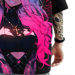 Camiseta sublimada al por mayor 100% poliéster para hombre, camiseta de manga corta sublimada para hombre - Product Image 5