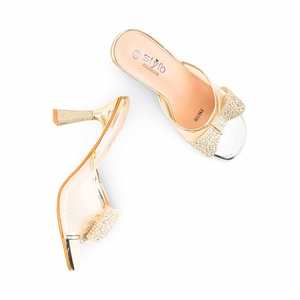 Golden FN6106 <b>Heeled</b> <b>Sandal</b> Elegant Bridal Footwear - Product Image 1