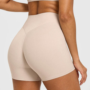 Shorts Deportivos Premium para Mujer, OEM ODM, Cintura Alta, Compresión Suave, Transpirables, Elásticos, Ecológicos, Bordados, para Gimnasio, Yoga, Running - Product Image 2