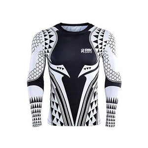 Rashguard de sublimation en matière extensible, texture douce, pour le surf, la plage et les sports nautiques - Product Image 1