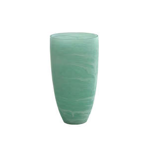 Vase de sol Art Déco en résine, artisanat brillant, écologique, imperméable, blanc - Product Image 6