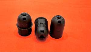 Douille de lampe E27 en plastique ignifuge, options sans filetage, semi-fileté ou entièrement fileté, écologique, installation facile, Amba Plastics - Product Image 5