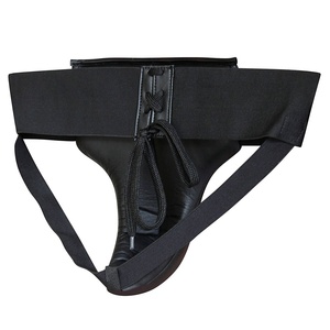 High Quality Leather & PU <b>Dummy</b> Groin Guard with Adjustable Elasticity for Adult <b>Boxing</b> Training Groin guard - Product Image 5