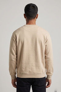 Sweat-shirt polaire d'hiver à épaules tombantes, col rond, pour homme, coupe oversize, épais - Product Image 2