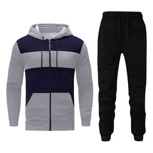 Ensemble de survêtement en coton épais pour homme, idéal pour l'entraînement, confortable pour l'automne et l'hiver, exportation mondiale - Product Image 6