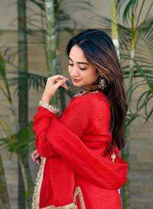 Ensemble Salwar Farsi de Luxe de Qualité Export pour Femmes, Tenue de Mariage et d'Occasions Festives, Vêtement Ethnique de Créateur en Vente - Product Image 2