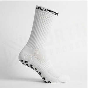 North Approach Crew <b>Socks</b> White <b>Breathable</b> Running <b>Socks</b> for Adults - Product Image 3