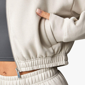 Ensemble de survêtement color block pour femme, sweat-shirt sportif à manches longues et demi-zip avec pantalon et poches latérales, idéal pour l'automne - Product Image 6