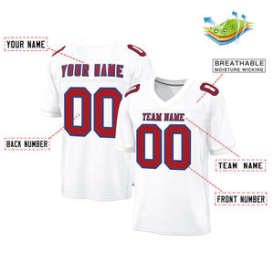 ชุดเสื้อฟุตบอลอเมริกันเยาวชนแบบกำหนดเองสำหรับเด็ก ดีไซน์ใหม่ พิมพ์ลายแบบ Sublimation สำหรับฝึกซ้อม เล่นเกม และแข่งขันในลีก - Product Image 2