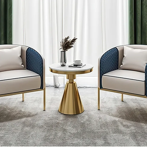 Innovative Design Nordic <b>Side</b> <b>Tables</b> Gold Plated Metal Sofa End <b>Table</b> for Living Room, <b>Drawing</b> Room, Office India Sale - Product Image 5