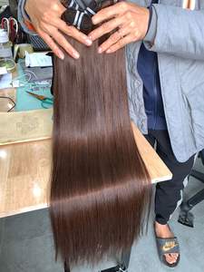 Peluca de cabello humano Natural de 8-32 pulgadas de Vietnam con hueso de trama simple Remy recto estilo de onda frontal de encaje Vnhl Vn11 100g - Product Image 3