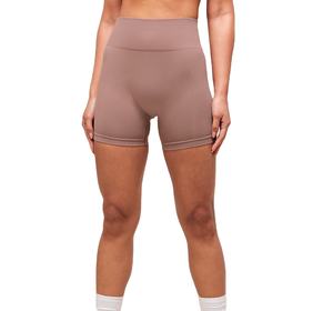 กางเกงกีฬาขาสั้นสำหรับผู้หญิงกางเกงขาสั้นผ้าสเวตสีพื้นสวมใส่สบายสำหรับ2025 - Product Image 1