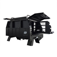 Boîtes à outils pour pick-up double cabine, auvent de camionnette, plateau de chargement pour pick-up