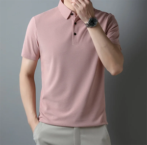 Camiseta Polo de Manga Corta con Cuello Clásico para Hombre, Informal, Transpirable, para Verano, Oficina, Uso Diario, Moda Masculina 2026 - Product Image 6