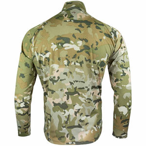 Chemise tactique d'hiver à manches longues avec fermeture éclair pour homme, protection UV, design multi-poches pour le camping en plein air, la randonnée, les uniformes - Product Image 2