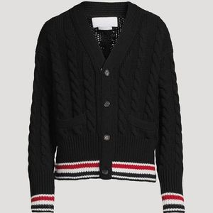 Manufactory Wholesale 2026 New Customizable Solid Winter Single Breasted Button Knitted <b>Cardigans</b> with Customize Logo - Product Image 6