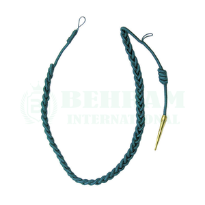 Cordón de Hombro de Calidad Premium para Uniforme de Guardia, con Recubrimiento Metálico Dorado Trenzado, Ecológico, con Puntas de Latón, para Prendas - Product Image 2