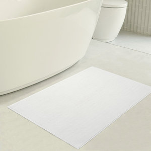 Tapis de salle de bain en chenille hautement absorbant pour les zones humides de la douche - Product Image 2