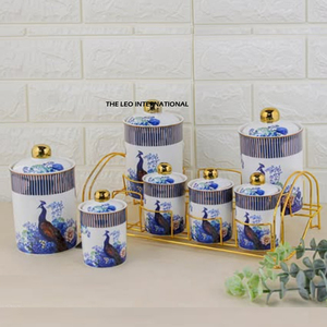 Modern Style High Quality <b>Canister</b> for <b>Tea</b> Coffee and Sugar Handmade Luxury High Demanding Food Storage Metal - Product Image 6