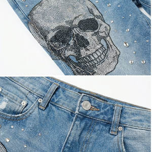 Shorts en jean foncé pour homme, coutures durables, polyvalents pour un usage quotidien - Product Image 5