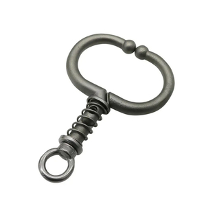 Anillo Nasal Grande de Acero Inoxidable de 70mm para Ganado, Abrazaderas Nasales para Toros, Anillos de Tracción Nasal para Vacas, Herramienta de Amarre, 1 Unidad - Product Image 1