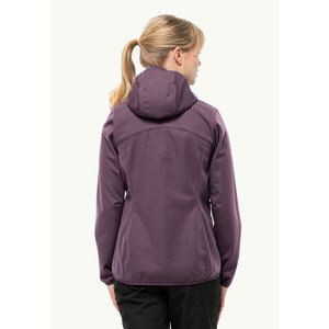 OEM Women's Waterproof Windproof Hooded Softshell <b>Jacket</b> Women's Fleece Lined Outdoor Hiking Softshell <b>Jacket</b> For Sale - Product Image 2