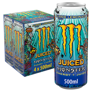 Monster Juiced Aussie Style Lemonade, Bebida Energética en Lata de 500 ml, Sabor Cítrico Tropical, Lista para Beber, Bebida con Alto Contenido de Cafeína, OEM 2026 - Product Image 5