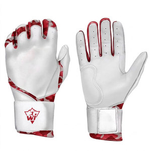 Custom Baseball Batting Gloves Premium Synthetic Leather Gloves High <b>Grip</b> Performance For Training Practice And Tournament Play - Product Image 1