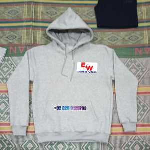 Sweat-shirt à capuche tricoté 100 % coton, anti-boulochage, avec logo frontal, sans doublure, grande taille, pour homme, vente en gros, collection hiver - Product Image 5