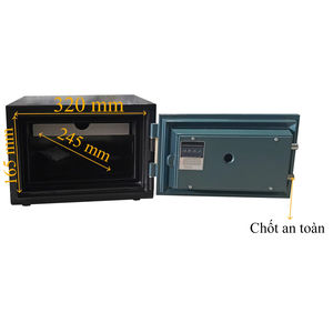 The MONEY MNS-31E fireproof safe, with its modern electronic <b>lock</b>, offers long-lasting durability. - Product Image 2