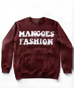 เสื้อฮู้ดซิปหน้าผ้าฟลีซ Mangoes สำหรับผู้ชาย ทรงปกติ ผ้าฝ้ายถัก 100% สไตล์ลำลอง สตรีทแวร์ สำหรับฤดูใบไม้ร่วง - Product Image 4