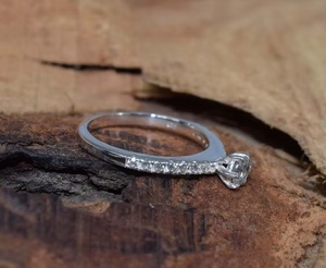 Anillo de Plata de Ley 925 con Circonita Cúbica, Joyería Elegante Hecha a Mano, Anillo de Moda al por Mayor para Mujer, Regalo - Product Image 5