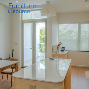 Gabinetes de cocina modernos clásicos con soluciones de almacenamiento eficientes para cocina de Casa de Villa y apartamento construido en fábrica de Vietnam - Product Image 1